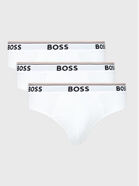 BOSS Boss Sada 3 kusů slipů Power 50475273 Bílá