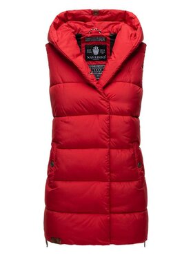 Navahoo Navahoo Bezrękawnik Madilynaa Czerwony Casual Fit