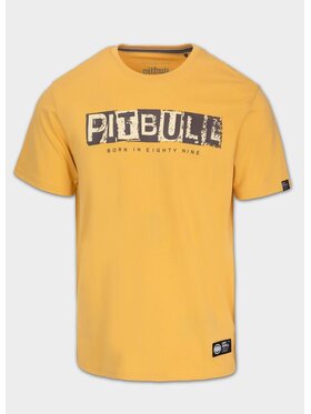 PITBULL PITBULL T-Shirt BLACKY Żółty Regular Fit