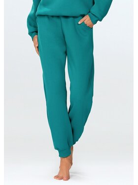 DKaren Sport DKaren Sport Spodnie dresowe Rehema Turkusowy Relaxed Fit