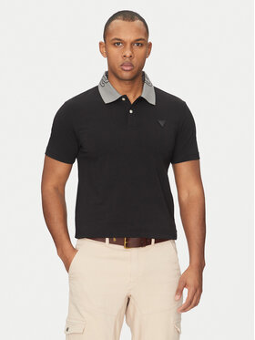 Guess Guess Poloshirt M5GP66 J1314 Schwarz Regular Fit