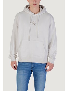 Calvin Klein Jeans Calvin Klein Jeans Majica dugih rukava LS EU 350TERRY MICRO MONOLOGO HO Bež Casual Fit