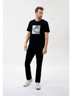 Volcano Volcano T-Shirt T-VIBES Czarny Regular Fit