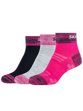 Skechers Skechers Skarpety krótkie Skechers 3PPK Wm Mesh Ventilation Quarter Socks Kolorowy