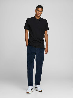 Jack&Jones Polo Majica Basic 12136516 Črna Slim Fit