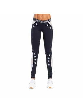 LaBellaMafia LaBellaMafia Legginsy LABELLAMAFIA LEGGING HARDCORE LADIES BLACK Czarny Regular Fit