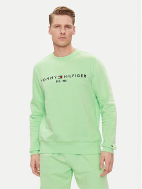 Tommy Hilfiger Tommy Hilfiger Μπλούζα Logo MW0MW11596 Πράσινο Regular Fit