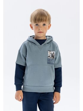 MINOTI MINOTI Bluza 19fleece62 Zielony Regular Fit