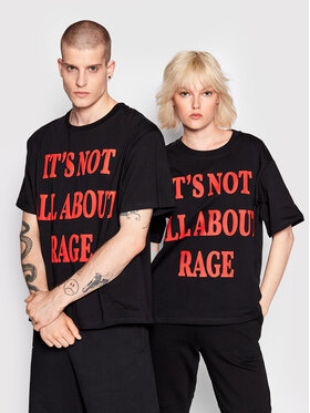 Mindout Mindout T-Shirt Unisex It's Not All About Rage Czarny Oversize
