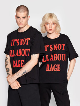 Mindout Mindout Тишърт Unisex It's Not All About Черен Oversize