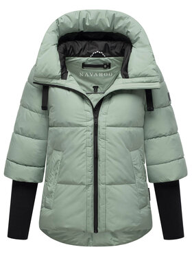 Navahoo Navahoo Kurtka zimowa Lotusherz Zielony Regular Fit