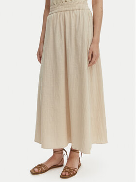 ONLY ONLY Maxi sukňa Tizana 15372613 Béžová Regular Fit