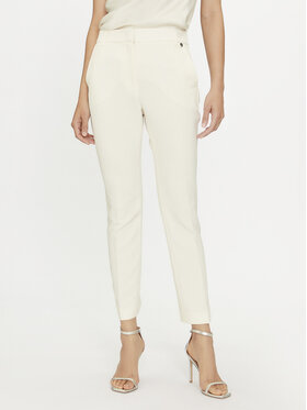 Liu Jo Liu Jo Pantaloni din material CA4201 T2200 Écru Regular Fit