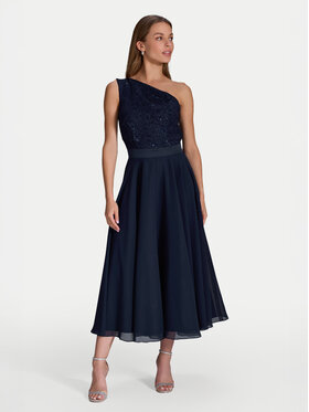 Swing Swing Sukienka koktajlowa 5AI01500 Granatowy Regular Fit