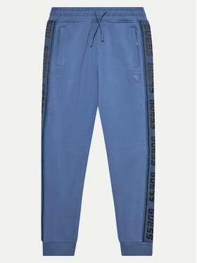 Guess Guess Donji dio trenerke L2YQ48 K6ZS1 Plava Relaxed Fit