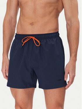 BOSS BOSS Szorty kąpielowe Tio 50491601 Granatowy Regular Fit