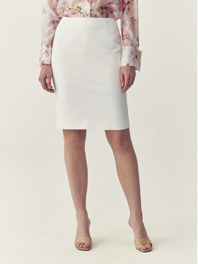 TATUUM TATUUM Midi sukně MONITA 1 Bílá Flare Fit