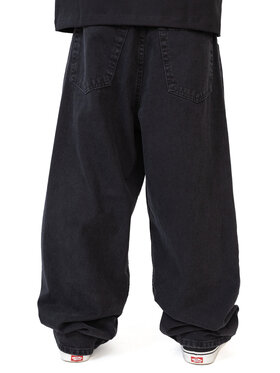 Mercur Mercur Jeansy Loose Classic Czarny Loose Fit