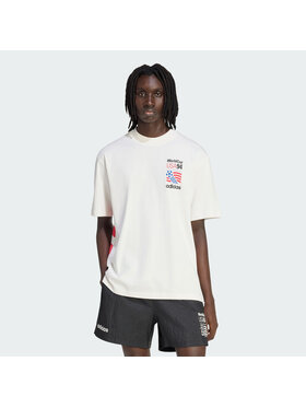 adidas adidas Koszulka techniczna 165582 Biały Regular Fit
