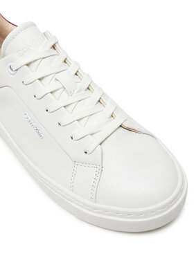 Calvin Klein Superge Cupsole Lace Up W/Ml Lth HW0HW02201 Bela