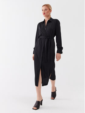 Calvin Klein Calvin Klein Košilové šaty K20K205697 Černá Regular Fit