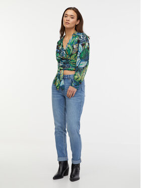 Orsay Orsay Bluzka 1000144660000__40 Zielony Regular Fit
