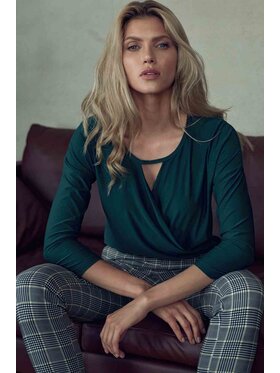 FIGL FIGL Halenka M710 Zelená Regular Fit