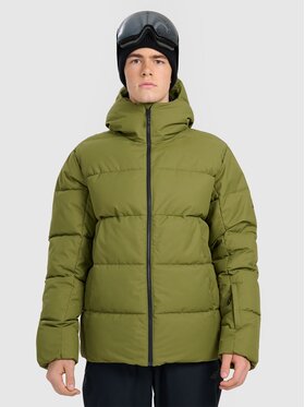 4F 4F Kurtka narciarska SKIWEAR Khaki Regular Fit
