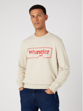 Wrangler Wrangler Bluza W662HAC22 Beżowy Regular Fit