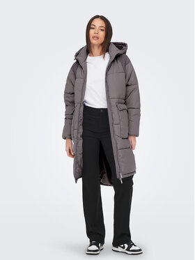 ONLY ONLY Télikabát 15160167 Szürke Relaxed Fit