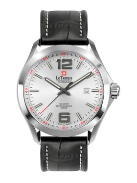 Le Temps Le Temps Zegarek LT1040.07BL01 Czarny