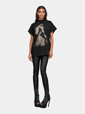 MADE BY SOCIETY MADE BY SOCIETY T-Shirt Tricou UNVEIL - T27898 Czarny Basic Fit