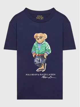 Polo Ralph Lauren Polo Ralph Lauren T-Shirt 323865681002 Granatowy Regular Fit