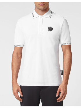 Plein Sport Plein Sport Polo 2479 Biały Slim Fit