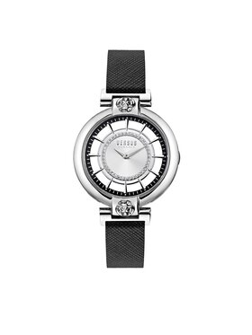 Versus Versace Versus Versace Часовник Silver Lake VSP1H0121 Черен