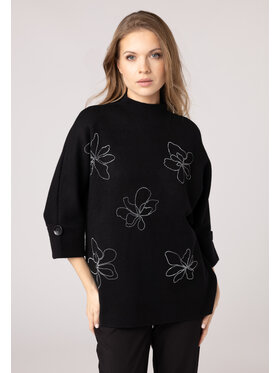 QUIOSQUE QUIOSQUE Sweter QUIOSQUE 6VD004299 Czarny Regular Fit