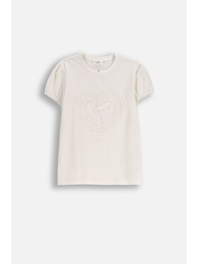 Coccodrillo Coccodrillo T-Shirt ZC5143201EJG-003 Écru Regular Fit