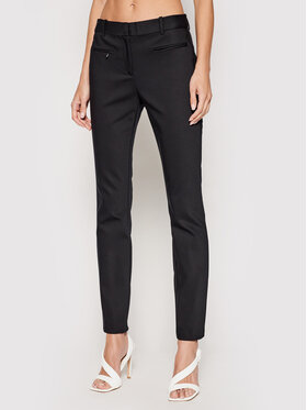 Tommy Hilfiger Tommy Hilfiger Bavlnené nohavice Marta 1M87647781 Čierna Slim Fit