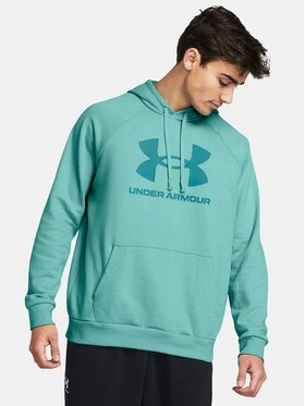 Under Armour Under Armour Bluza 1379758-482 Zielony Regular Fit