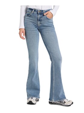 Lee Lee Jeansy Breese Niebieski Wide Leg