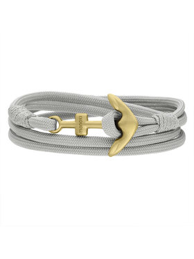 Manoki manoki Bransoletka BA1078GS Szary