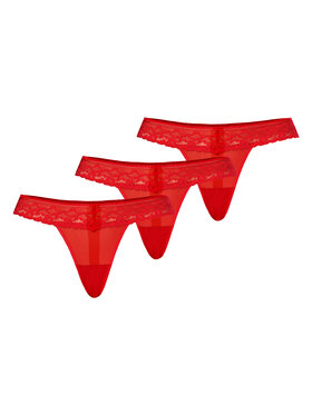 Teyli Teyli Stringi 376 Czerwony