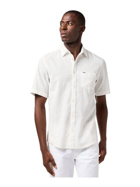 Wrangler Wrangler Koszula 1 Pkt 112362728 Biały Regular Fit