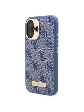 Guess Guess Etui na telefon iPhone 16 Niebieski