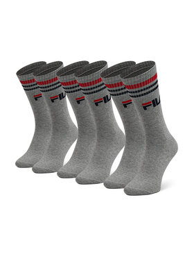 Fila Fila Набір з 3 пар низьких шкарпеток unisex Calze F9090 Сірий