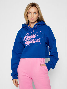 Local Heroes Local Heroes Bluza Airbrush AW21S0006 Granatowy Cropped Fit