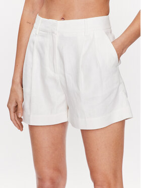 MICHAEL Michael Kors MICHAEL Michael Kors Szövet rövidnadrág MS330129BA Fehér Regular Fit