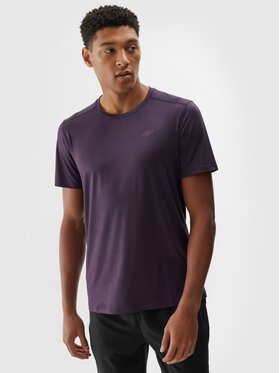 4F 4F Funkčné tričko 4FWAW24TFTSM0999-50S Fialová Regular Fit