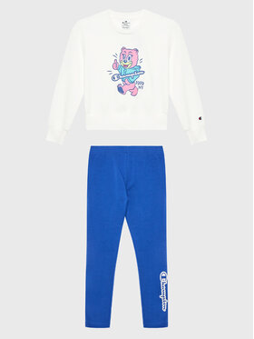 Champion Champion Set trenerka 404674 Bijela Regular Fit