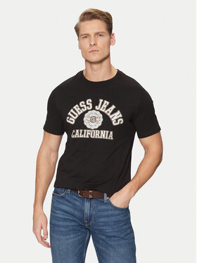Guess Jeans Guess Jeans T-Shirt M5RI80 K8HM0 Schwarz Slim Fit